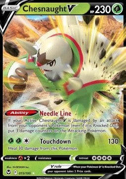 Chesnaught V [Silver Tempest] (SIT-015)