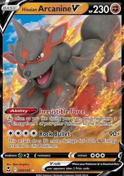 Hisuian Arcanine V [Silver Tempest] (SIT-090)