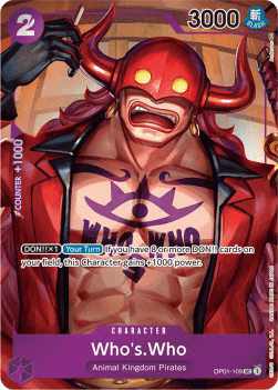 Who's.Who (OP01-109) [V2 · Alternate Art]