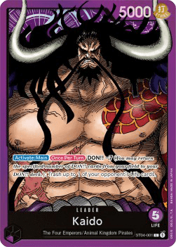 Kaido (ST04-001) [ST-04 · V1 · Leader]