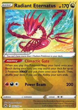 Radiant Eternatus [Crown Zenith] (CRZ-105)