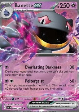 Banette ex [Scarlet & Violet] (SVI-088) [V1 · Double Rare]