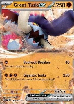 Great Tusk ex [Scarlet & Violet] (SVI-123)