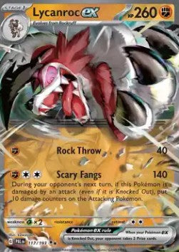 Lycanroc ex [Paldea Evolved] (PAL-117)