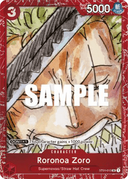 Roronoa Zoro (ST01-013) [PB-XX · Super Rare]