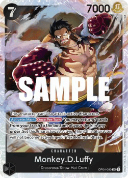 Monkey.D.Luffy (OP04-090) [OP04 · V1 · Super Rare]