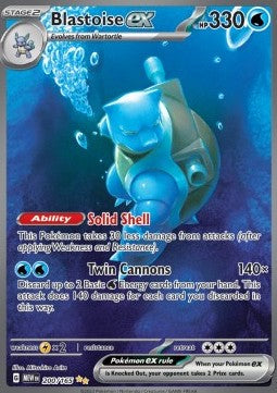 Blastoise ex [151] (MEW-200)