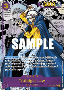 Trafalgar Law (OP05-069) [OP05 · V3 · Manga Rare]