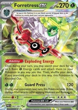 Forretress ex [Paldean Fates] (PAF-002)