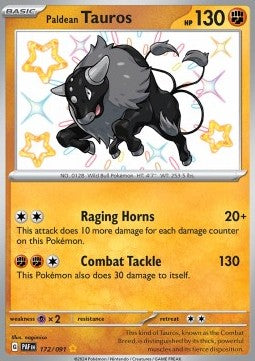 Paldean Tauros [Paldean Fates] (PAF-172)