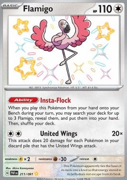 Flamigo [Paldean Fates] (PAF-211)