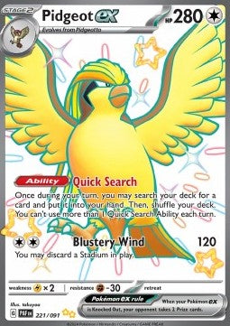 Pidgeot ex [Paldean Fates] (PAF-221)