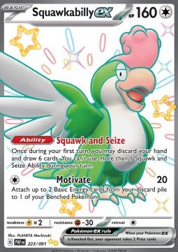 Squawkabilly ex [Paldean Fates] (PAF-223)
