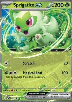 Sprigatito ex [SV Black Star Promos] (SVP-087)