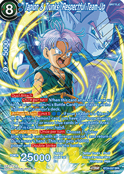 Tapion & Trunks, Respectful Team-Up (BT24-037) [V2 · Special Rare]