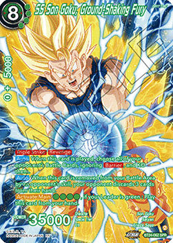 SS Son Goku, Ground-Shaking Fury (BT24-062) [V2 · Special Rare]