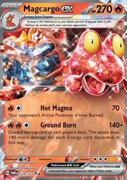 Magcargo ex [Twilight Masquerade] (TWM-029)
