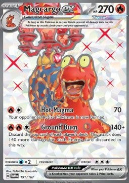 Magcargo ex [Twilight Masquerade] (TWM-191)