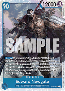 Edward.Newgate (OP08-043) [OP08 · V1 · Super Rare]