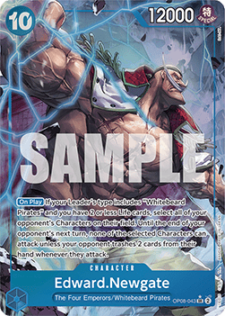 Edward.Newgate (OP08-043) [OP08 · V2 · Alternate Art]