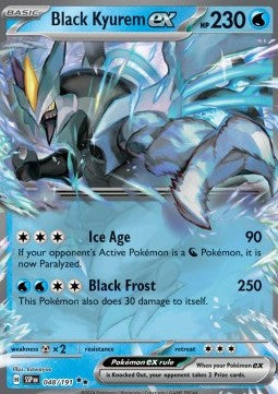 Black Kyurem ex [Surging Sparks] (SSP-048) [V1 · Double Rare]