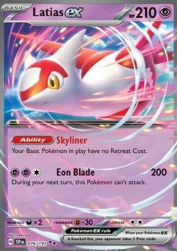 Latias ex [Surging Sparks] (SSP-076) [V1 · Double Rare]
