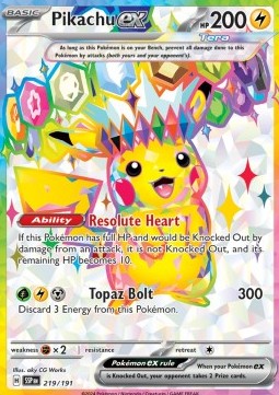 Pikachu ex [Surging Sparks] (SSP-219)