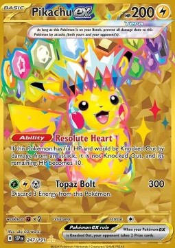Pikachu ex [Surging Sparks] (SSP-247)