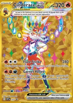 Cinderace ex [SV Black Star Promos] (SVP-163)