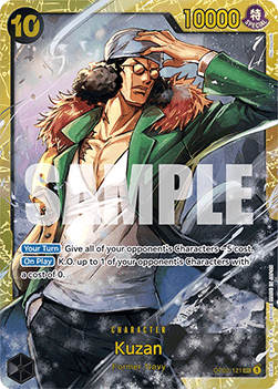 Kuzan (OP02-121) [PRB01 · V1 · Secret Rare]