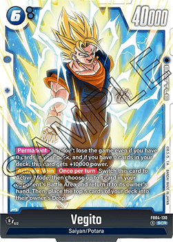 Vegito [Fusion World] (FB04-130) [V1 · Secret Rare]