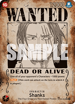 Shanks (OP09-004) [OP09 · V3 · Special Rare]