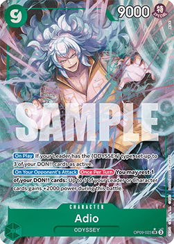 Adio (OP09-023) [OP09 · V2 · Alternate Art]