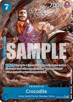 Crocodile (OP09-046) [OP09 · V2 · Alternate Art]