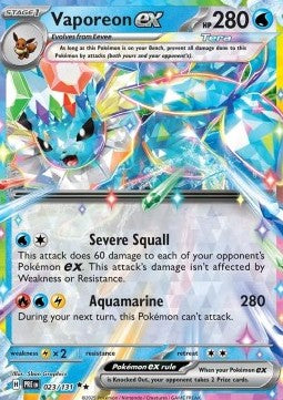 Vaporeon ex [Prismatic Evolutions] (PRE-023)