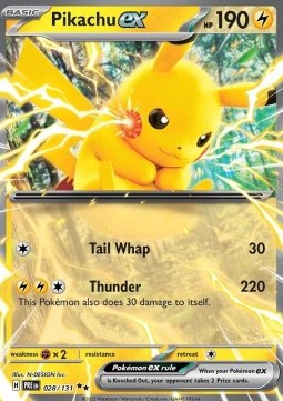 Pikachu ex [Prismatic Evolutions] (PRE-028)