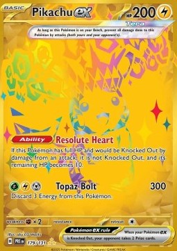Pikachu ex [Prismatic Evolutions] (PRE-179)