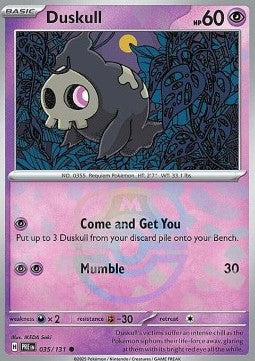 Duskull [Prismatic Evolutions: Additionals] (xPRE-035) [V2 · Common]