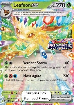 Leafeon ex [Prismatic Evolutions: Additionals] (xPRE-006)