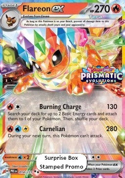 Flareon ex [Prismatic Evolutions: Additionals] (xPRE-014)
