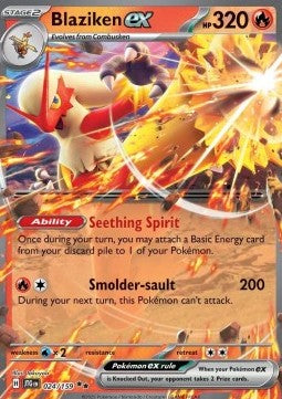 Blaziken ex [Journey Together] (JTG-024)