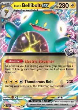 Iono's Bellibolt ex [Journey Together] (JTG-053)