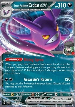 Team Rocket's Crobat ex [Destined Rivals] (DRI-122)