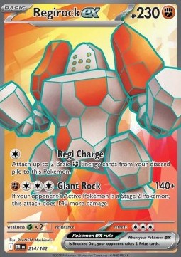 Regirock ex [Destined Rivals] (DRI-214)