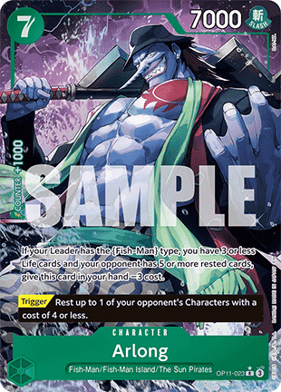Arlong (OP11-023) [OP11 · V2 · Alternate Art]