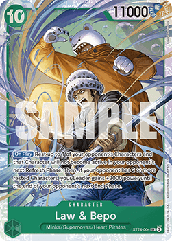 Law & Bepo (ST24-004) [ST-24 · Super Rare]