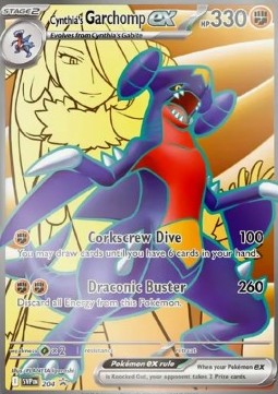 Cynthia's Garchomp ex [SV Black Star Promos] (SVP-204)
