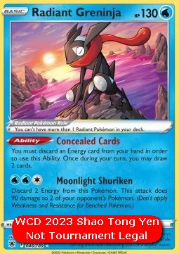 Radiant Greninja [WCD 2023] (ASR 046) [V1 · World Championship Deck]
