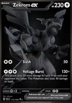 Zekrom ex [Black Bolt] (BLK-172)