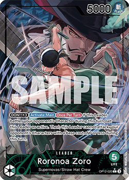 Roronoa Zoro (OP12-020) [OP12 · V2 · Alternate Art]
